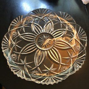 Vincennes 13" crystal platter